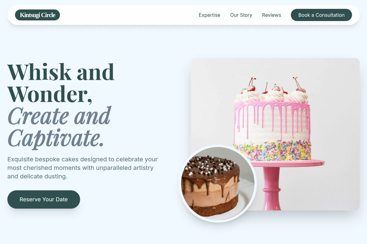 Dusting Cakes