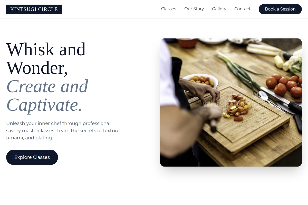 Savory Cooking Class