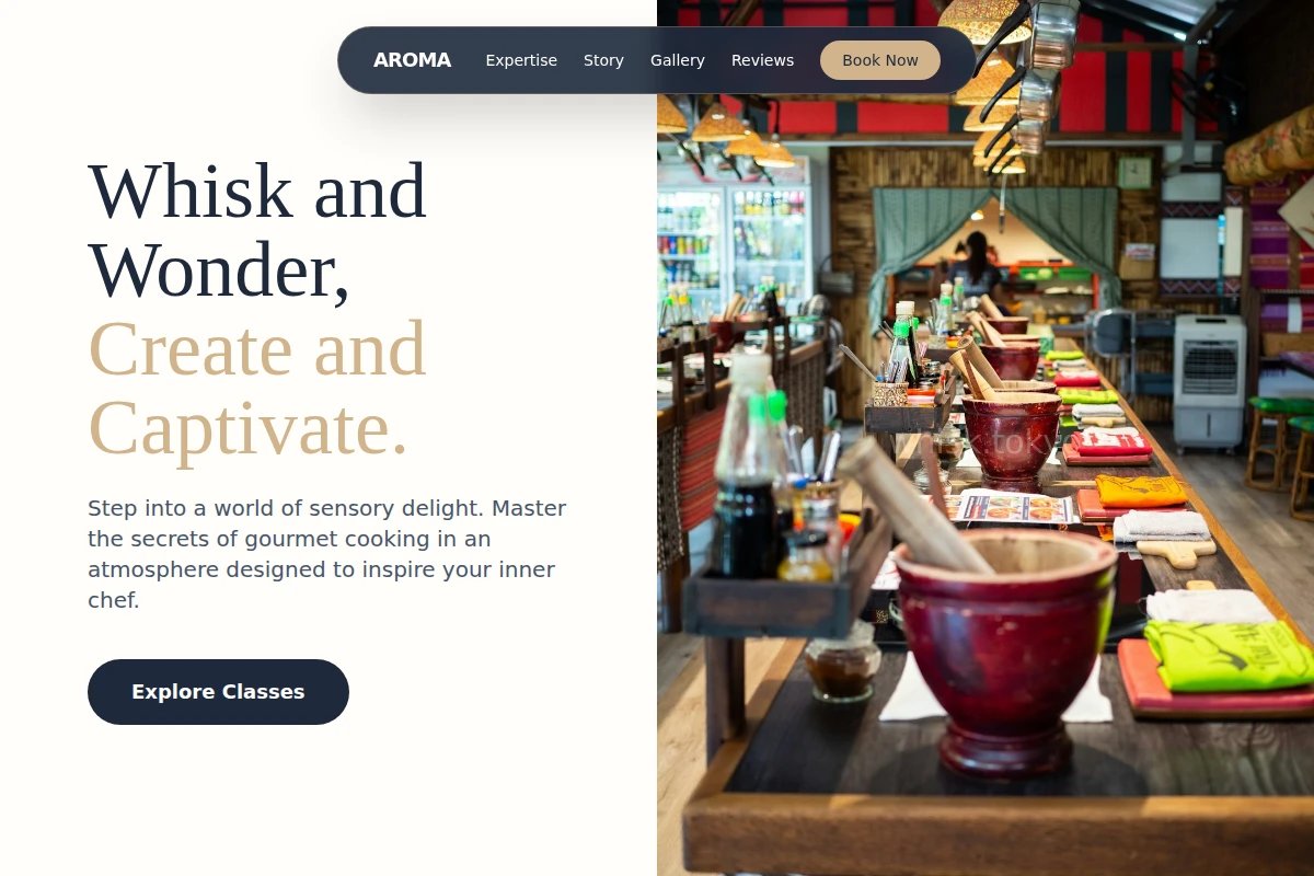 Aroma Cooking Class