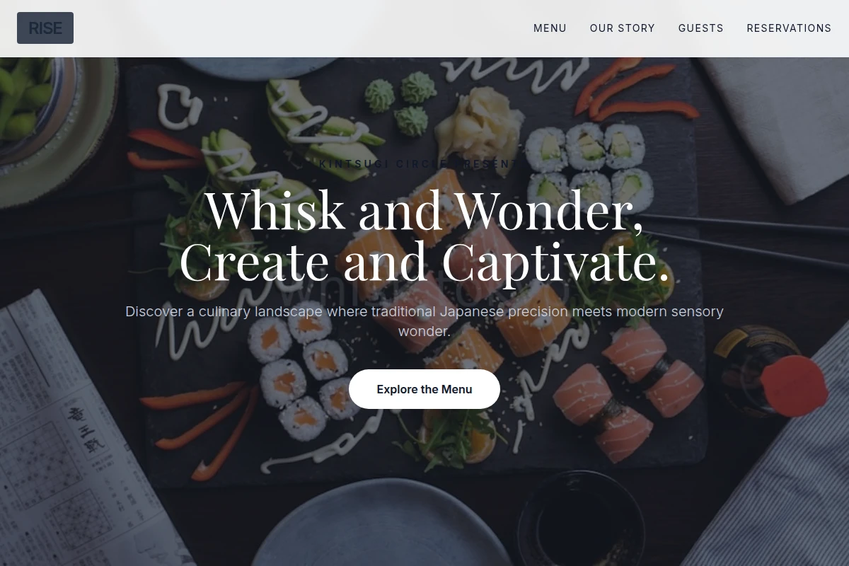 Rise Japanese Food
