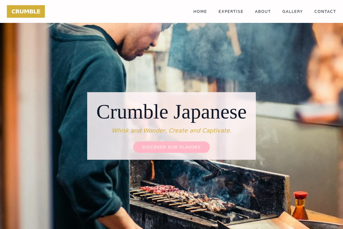 Crumble Japanese Food