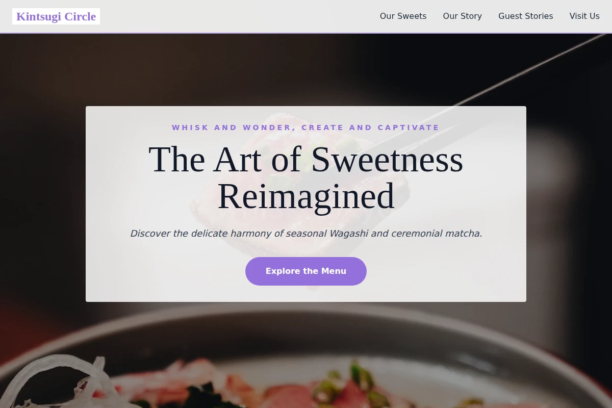 Sweet Japanese Food