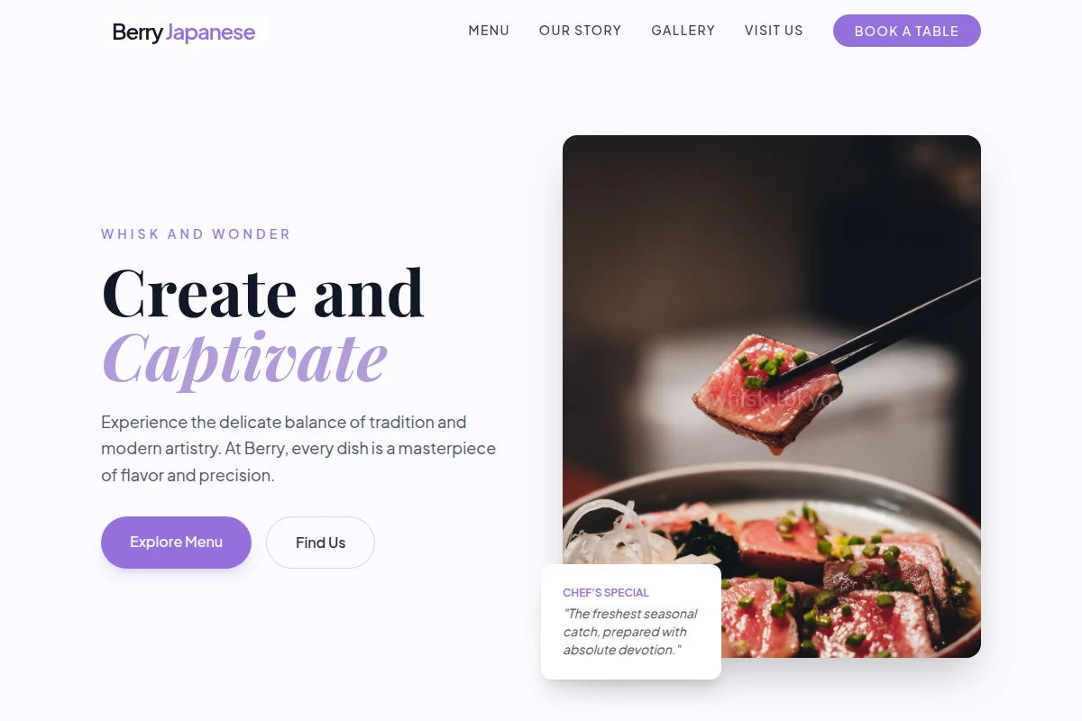 Berry Japanese Food