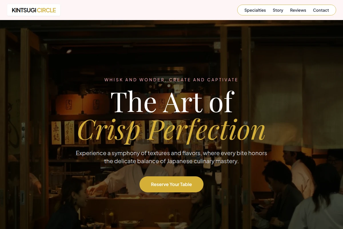 Crisp Japanese Food