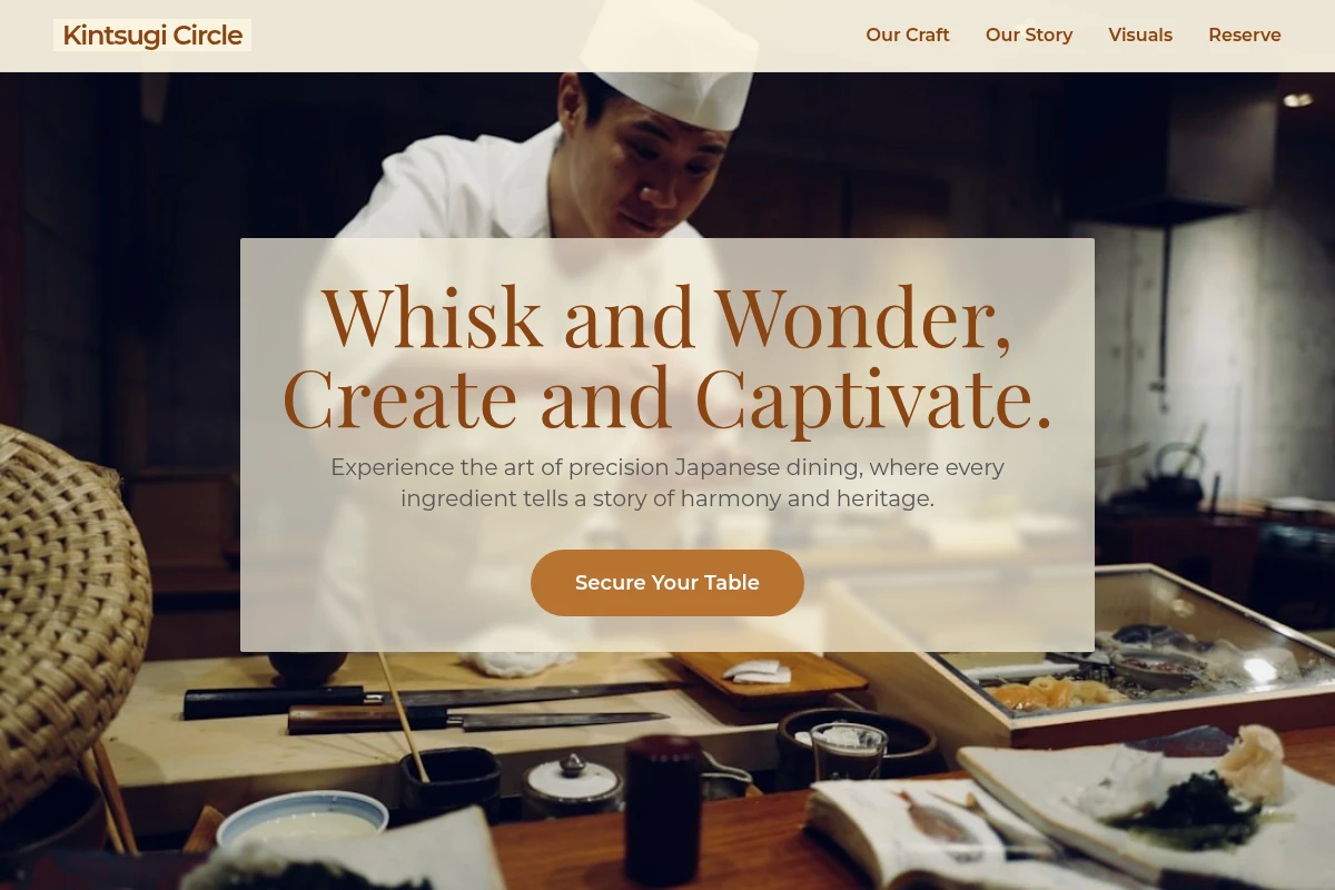 Precision Japanese Food
